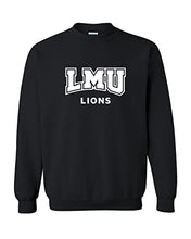 Load image into Gallery viewer, Loyola Marymount University Mascot Crewneck Sweatshirt - Black
