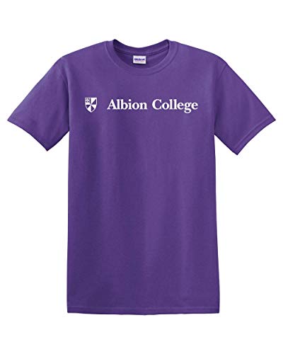 Albion College One Color T-Shirt - Purple
