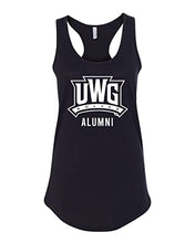 Load image into Gallery viewer, University of West Georgia Alumni Ladies Tank Top - Black
