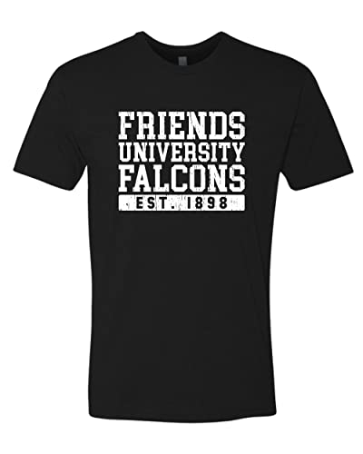 Friends University Block Soft Exclusive T-Shirt - Black