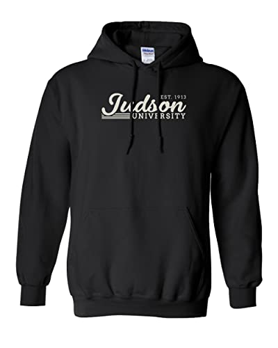 Judson University est 1913 Hooded Sweatshirt - Black