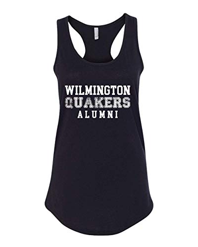 Wilmington Quakers Alumni Ladies Tank Top - Black