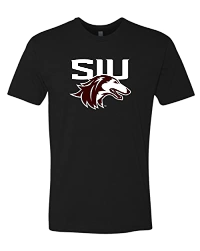SIU Southern Illinois Two Color Exclusive Soft Shirt - Black