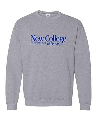 New College of Florida Crewneck Sweatshirt - Sport Grey