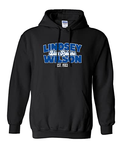 Lindsey Wilson College Est 1903 Hooded Sweatshirt - Black