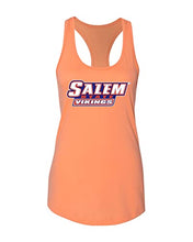 Load image into Gallery viewer, Salem State University Mascot Ladies Tank Top - Light Orange
