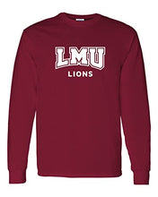 Load image into Gallery viewer, Loyola Marymount University Mascot Long Sleeve Shirt - Cardinal Red
