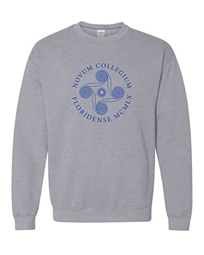 New College of Florida Grey Crewneck Sweatshirt - Sport Grey