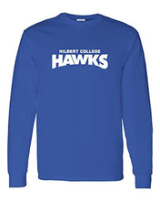 Load image into Gallery viewer, Hilbert College Hawks Long Sleeve Shirt - Royal
