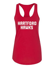 Load image into Gallery viewer, University of Hartford Text Ladies Tank Top - Red
