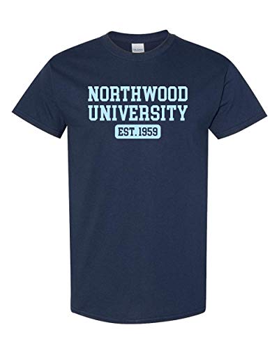 Northwood University EST One Color T-Shirt - Navy
