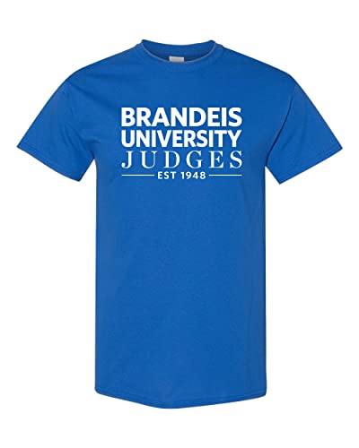 Vintage Brandeis University T-Shirt - Royal