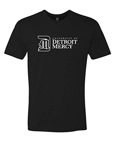 Detroit Mercy DM Text One Color Exclusive Soft Shirt - Black