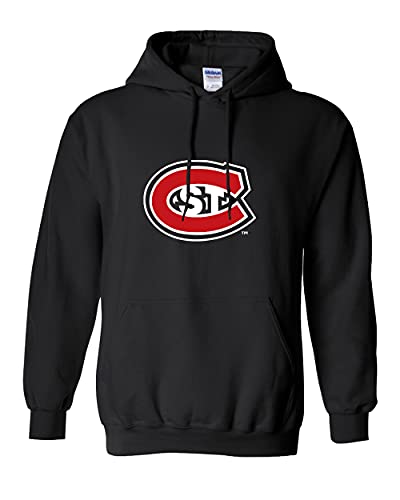 St Cloud State Full Color C Hooded Sweatshirt - Black