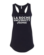 Load image into Gallery viewer, La Roche University Alumni Ladies Racer Tank Top - Black
