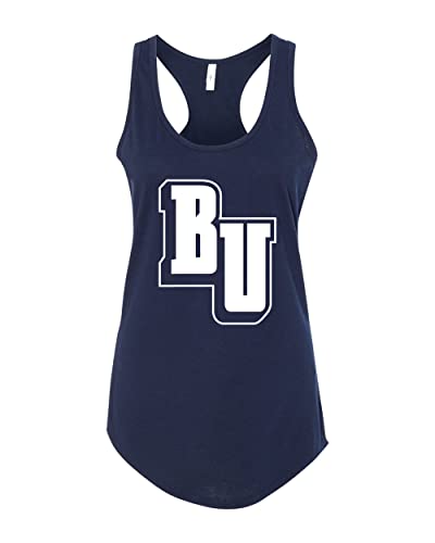 Belmont University BU Ladies Tank Top - Midnight Navy