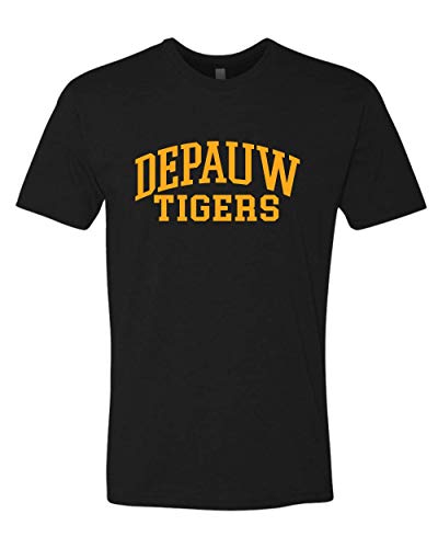 DePauw Tigers Gold Ink Exclusive Soft Shirt - Black