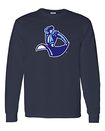 University of San Diego Mascot Long Sleeve T-Shirt - Navy