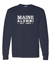 Load image into Gallery viewer, University of Maine Alumni Long Sleeve Shirt - Navy
