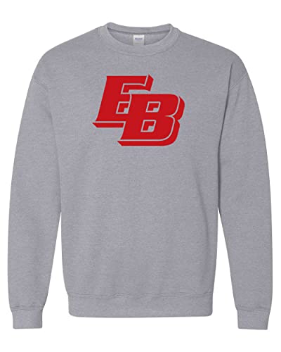 Cal State East Bay EB Crewneck Sweatshirt - Sport Grey