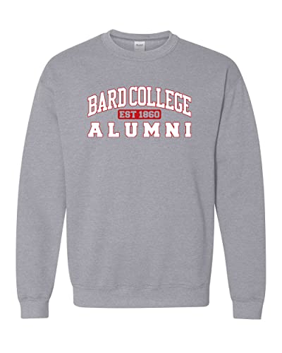 Bard College Alumni Text Crewneck Sweatshirt - Sport Grey