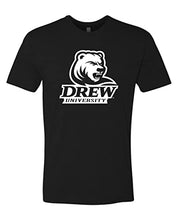 Load image into Gallery viewer, Drew University Stacked Logo Exclusive Soft Shirt - Black
