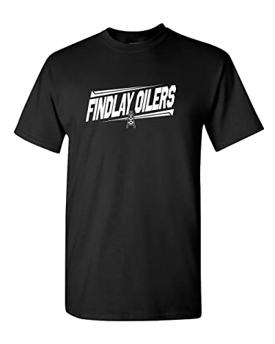 Findlay Oilers One Color Slanted T-Shirt - Black