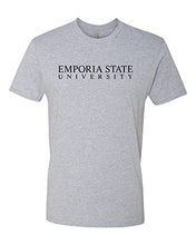Load image into Gallery viewer, Emporia State University Soft Exclusive T-Shirt - Heather Gray
