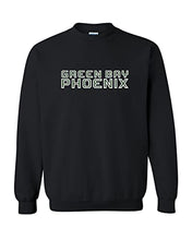 Load image into Gallery viewer, Wisconsin-Green Bay Phoenix Crewneck Sweatshirt - Black
