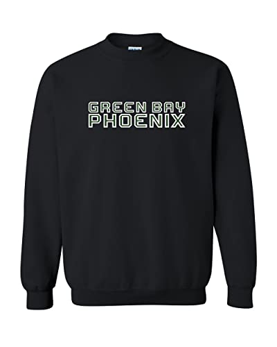 Wisconsin-Green Bay Phoenix Crewneck Sweatshirt - Black