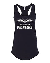 Load image into Gallery viewer, Transylvania Pioneers Full Logo One Color Ladies Tank Top - Black
