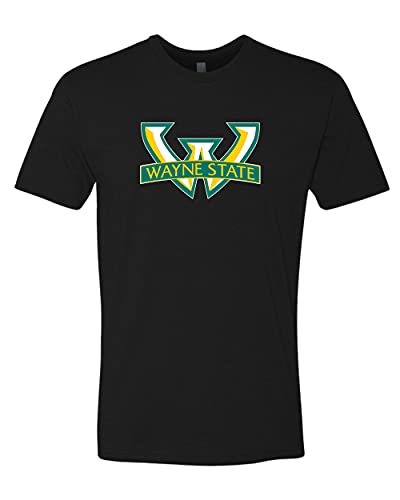 Wayne State University W Logo Exclusive Soft Shirt - Black
