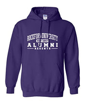 Load image into Gallery viewer, Rockford University Alumni Hooded Sweatshirt - Purple
