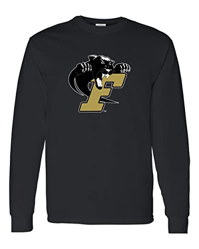 Ferrum College Mascot Long Sleevve Shirt - Black