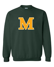 Load image into Gallery viewer, Marywood University M Crewneck Sweatshirt - Forest Green
