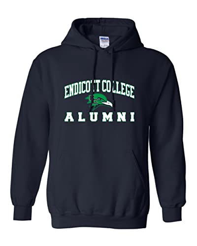 Endicott College Alumni Hooded Sweatshirt - Navy
