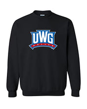 Load image into Gallery viewer, University of West Georgia UWG Wolves Crewneck Sweatshirt - Black
