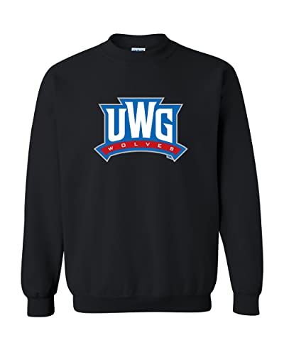 University of West Georgia UWG Wolves Crewneck Sweatshirt - Black