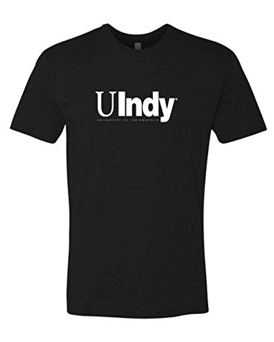 University of Indianapolis UIndy White Text Exclusive Soft Shirt - Black