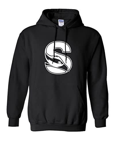 Stockton University S Hooded Sweatshirt - Black