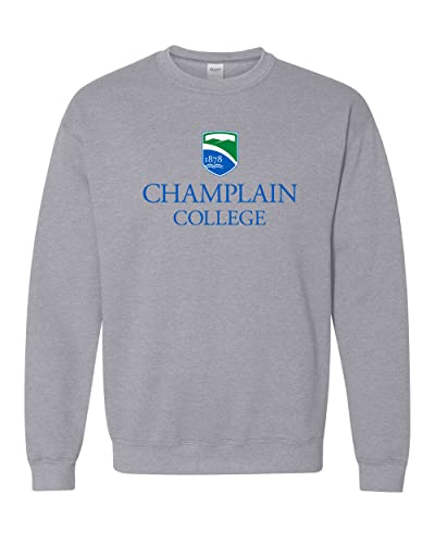 Champlain College Crewneck Sweatshirt - Sport Grey