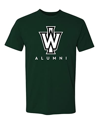 Illinois Wesleyan University Alumni Soft Exclusive T-Shirt - Forest Green