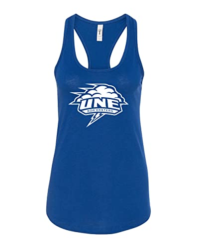 University of New England 1 Color Ladies Tank Top - Royal