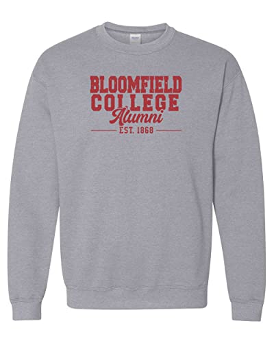 Bloomfield College Alumni Crewneck Sweatshirt - Sport Grey