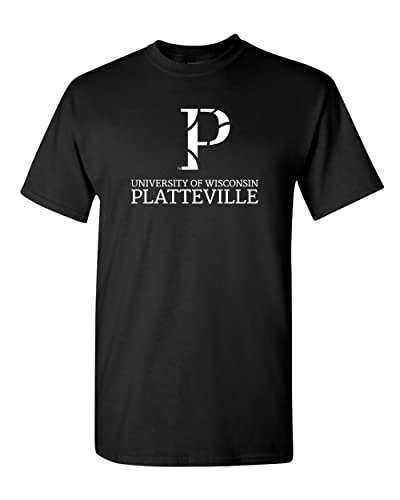 Wisconsin Platteville P T-Shirt - Black