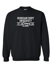Load image into Gallery viewer, Georgian Court University Alumni Crewneck Sweatshirt - Black
