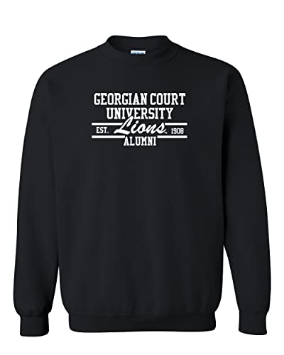 Georgian Court University Alumni Crewneck Sweatshirt - Black