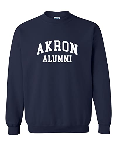 University of Akron Alumni Crewneck Sweatshirt - Navy