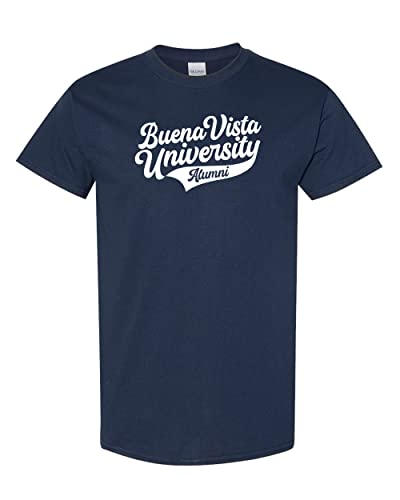 Vintage Buena Vista University T-Shirt - Navy