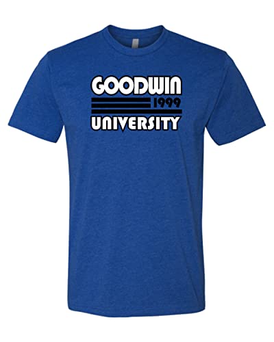 Retro Goodwin University Soft Exclusive T-Shirt - Royal